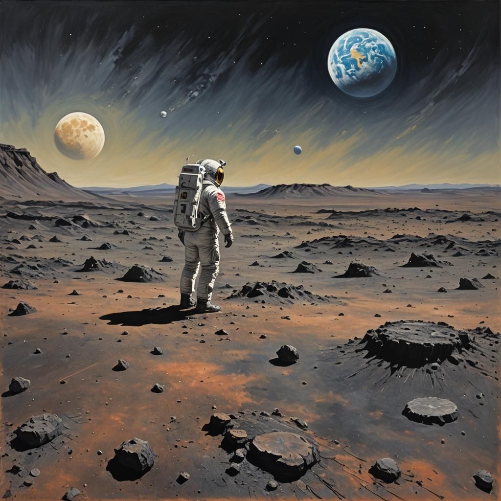 Desde la superficie Lunar