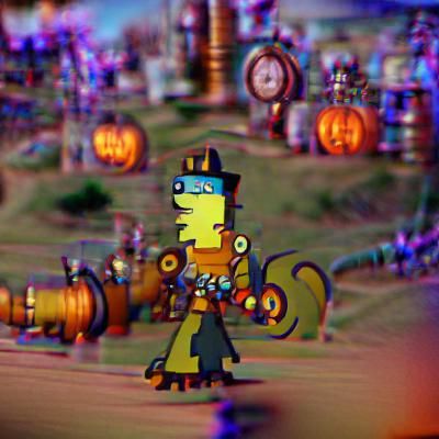 Simpsons Halloween Steampunk Nightmare in 8K