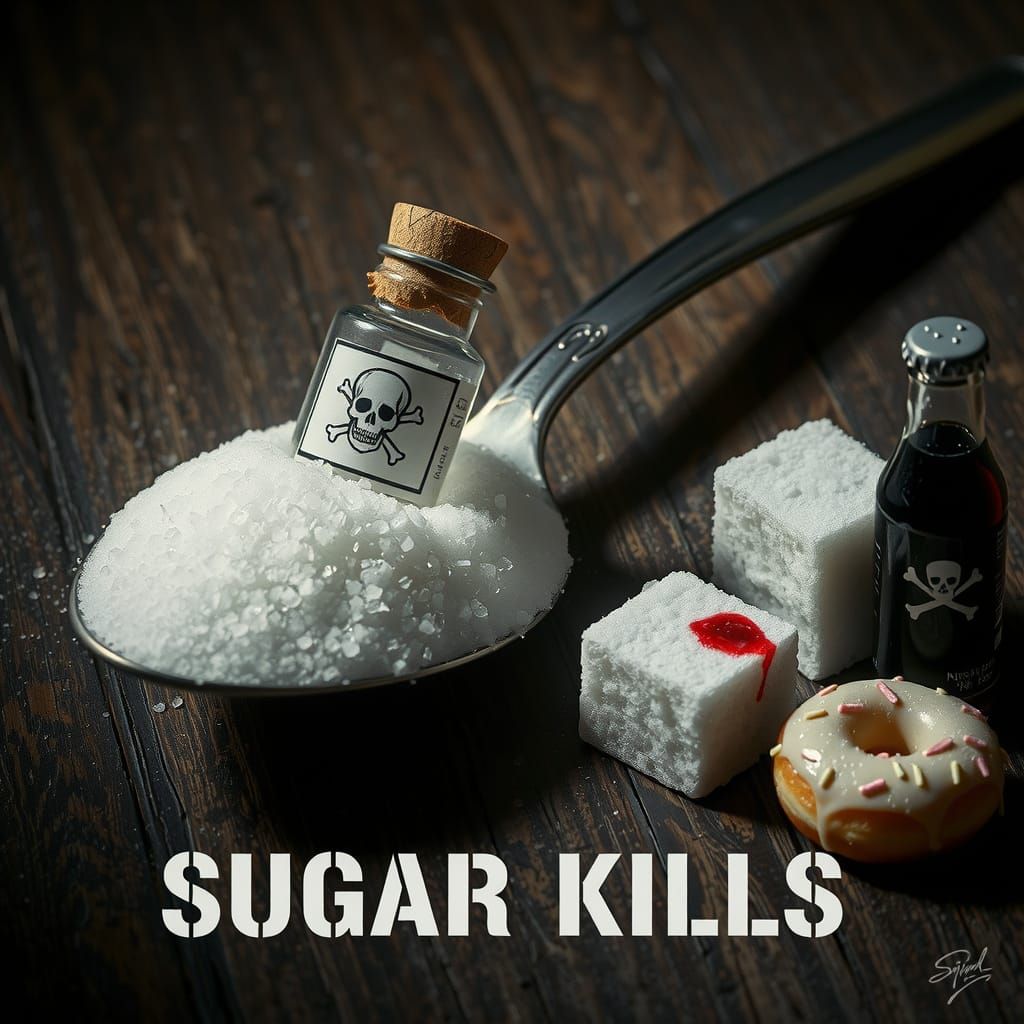 Dark Still Life with Sugar and Skull, Dark Realism