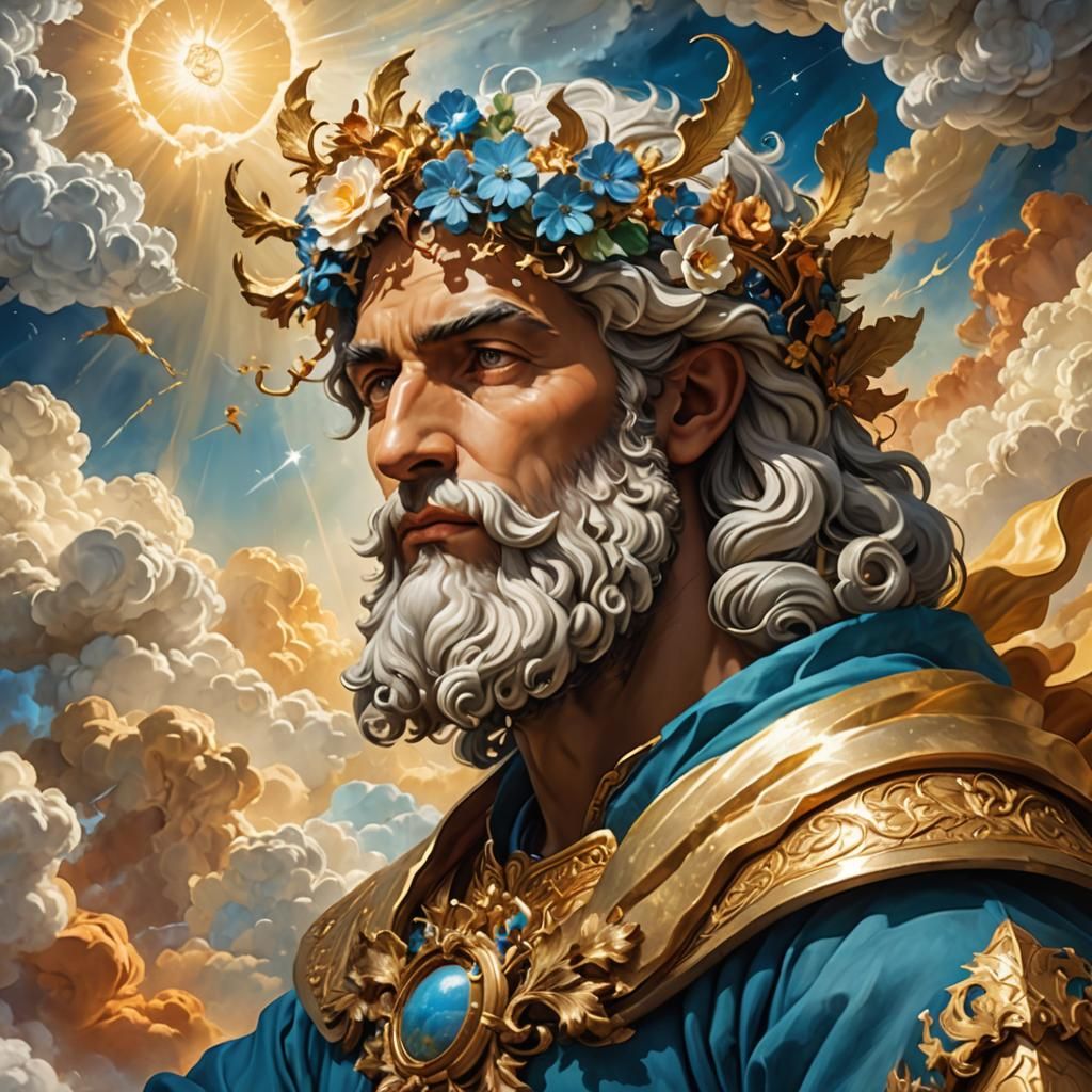 God Contemplates Creation: A Digital Renaissance