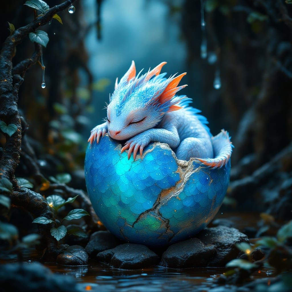 Extremely Rare Waterwhitling-Dragonbaby - Cavebrood III