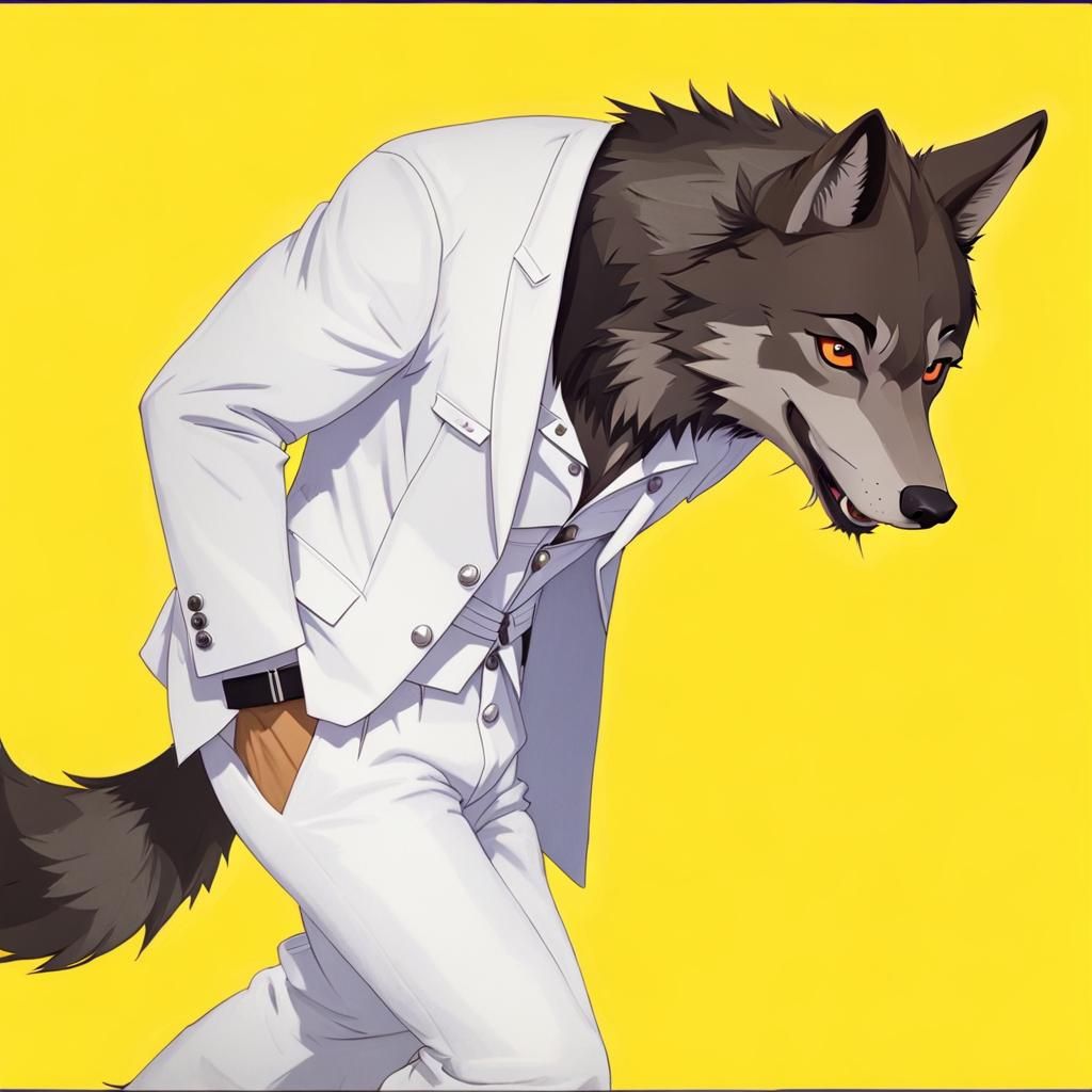 Mr. Mason Wolf, the handsome and slender roguish gentleman thief brown greyish wolf, who serves as the main protagonist ...