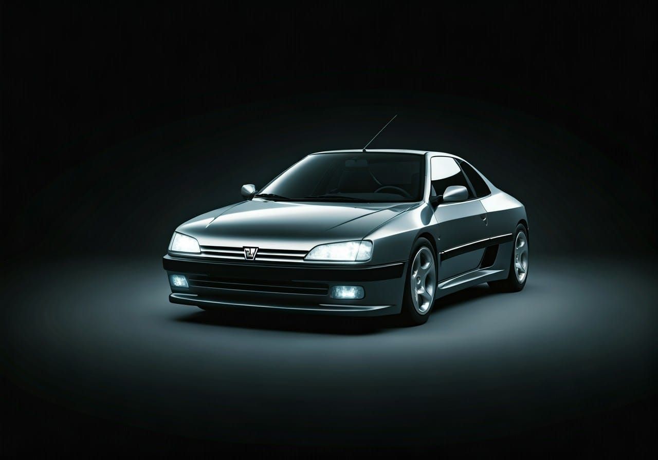 Futuristic 1994 Peugeot Concept Car in Cinematic Style