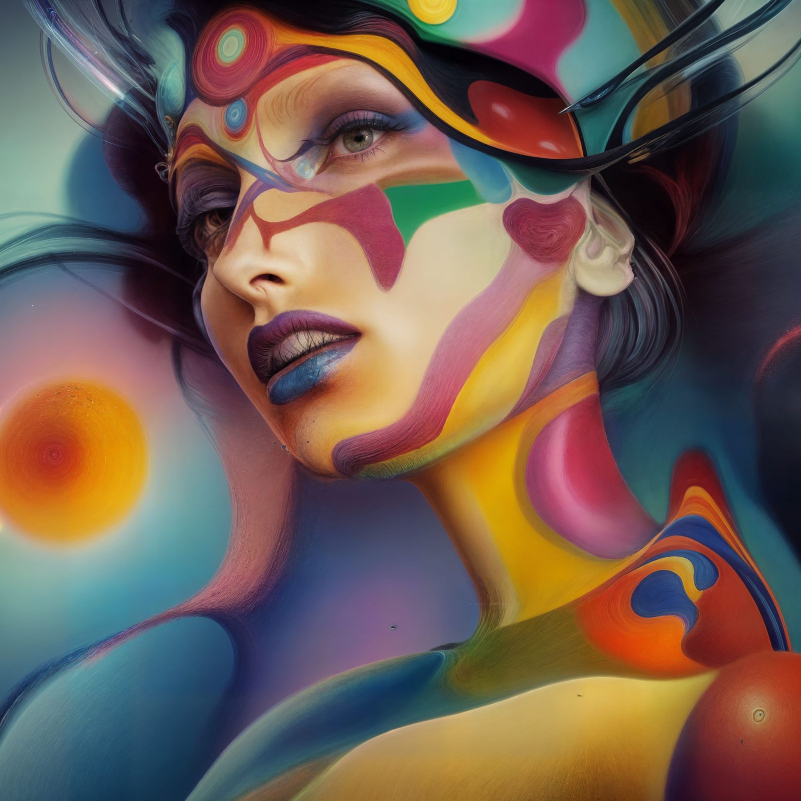 artificial candy face