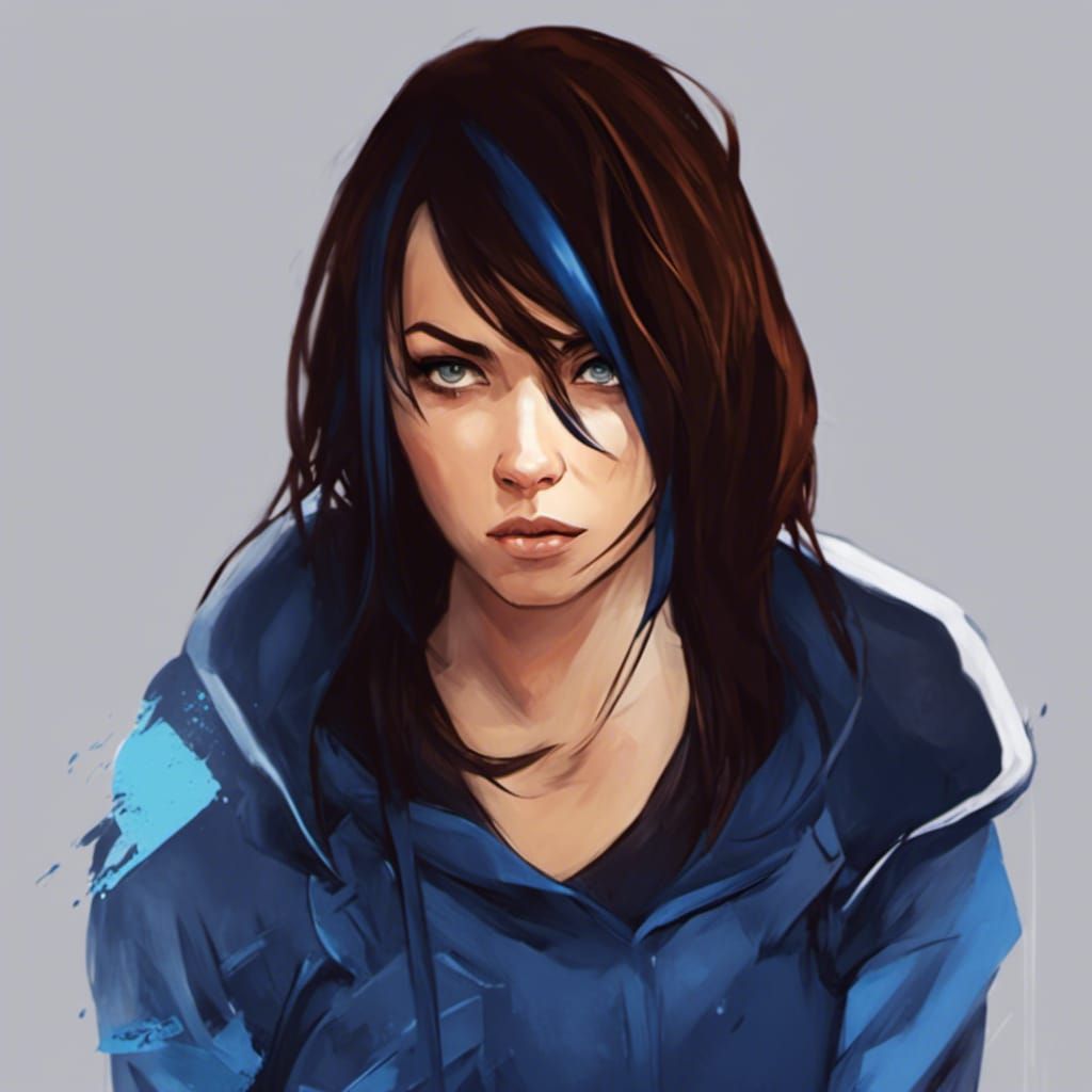 Alieda: CSR Racing Character Portrait in Digital Art