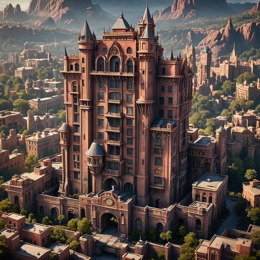 Tower of Terror: Detailed Matte Painting