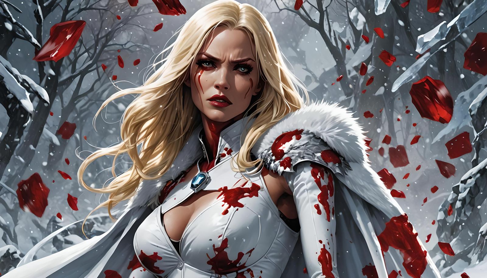 Emma Frost: Crimson Rage in the Ice Age