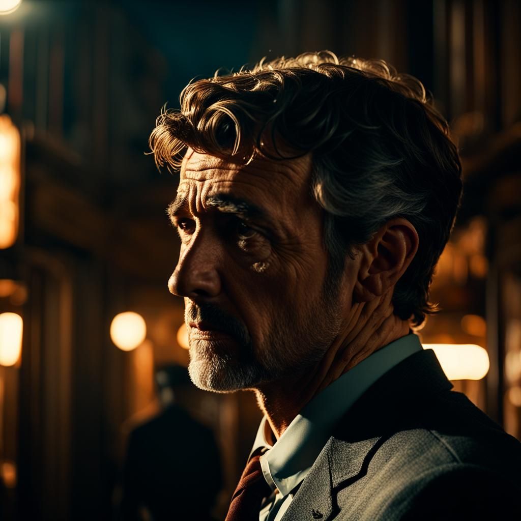 Golden Hour Portrait in Cinematic Style