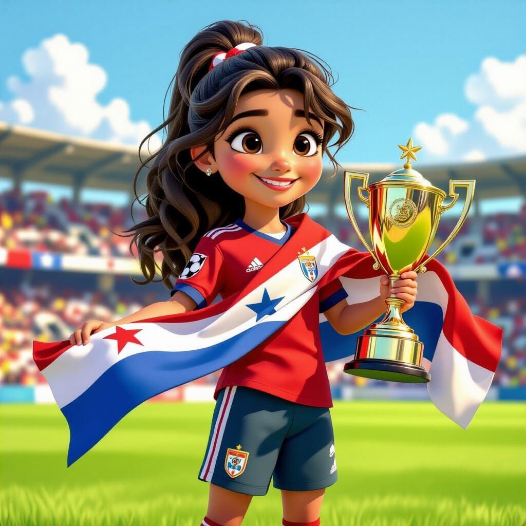 Soccer Star: A Disney-Pixar Style Celebration