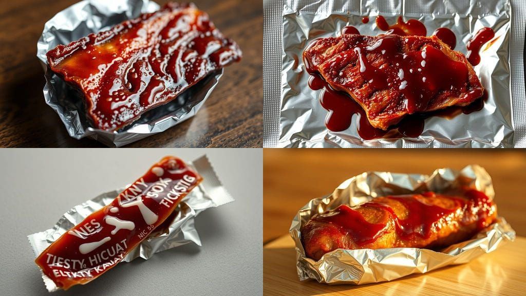 Teriyaki Dehydrated Meat in Foil Wrapper