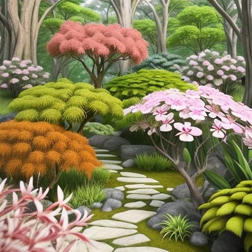 Psychedelic Rainforest: Photorealistic Oil Painting in 8K