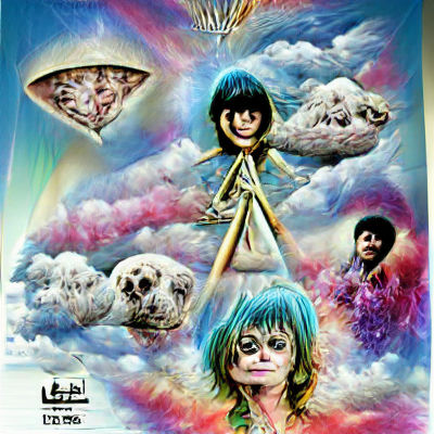 Psychedelic Poster Art: Dreamscape in Vivid Colors