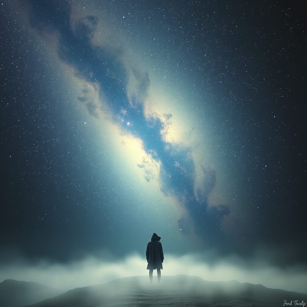 Cosmic Mortality: A Surreal Dreamscape