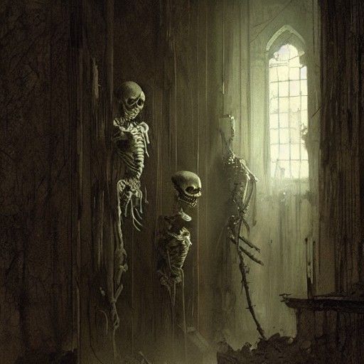 Skeletons in the Closet: Gothic Horror Art