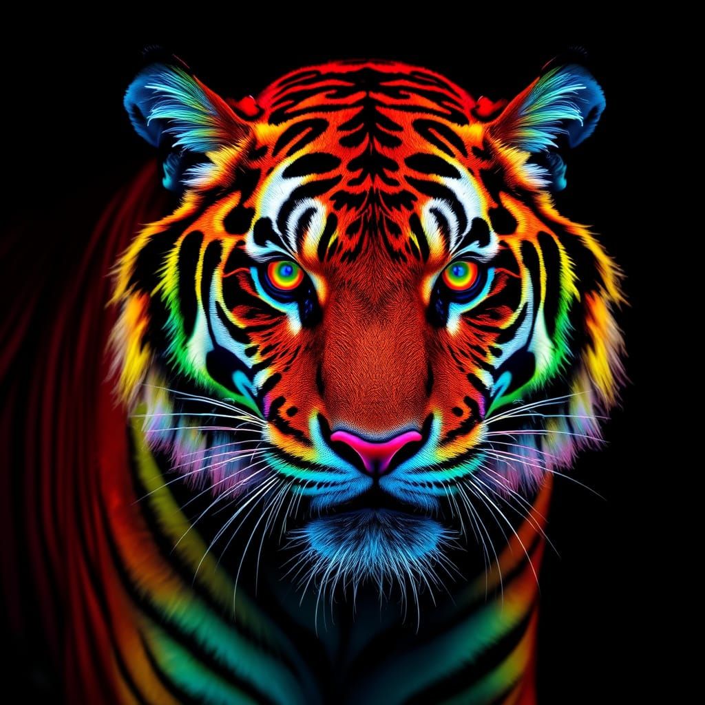 a mesmerizing and visually striking image featuring a biolum...