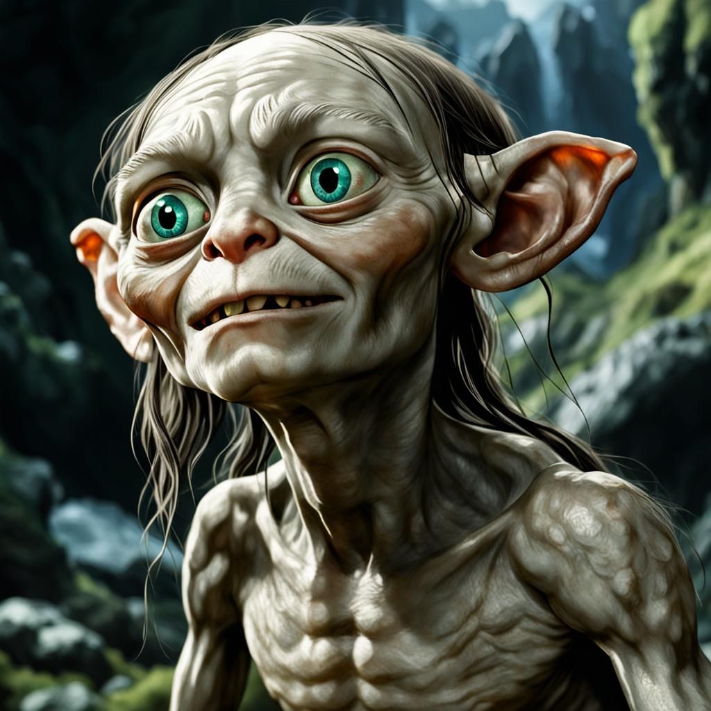 Gollum in The Hobbit