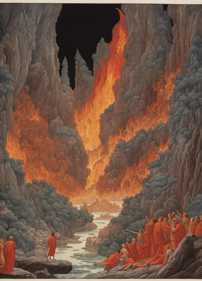 Dante Alighieri and Virgil