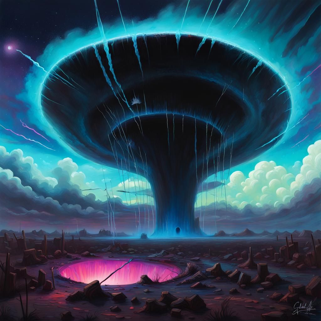 Unleashed from the Pink Abyss: A Terrifying Extraterrestrial Sets Course for Sin City