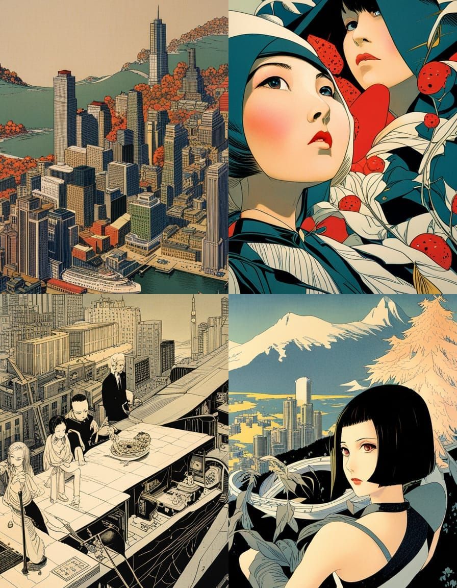 Katsuya Terada Inspired Illustration