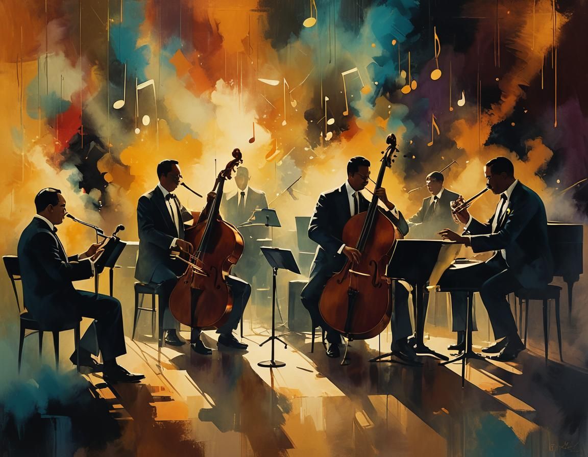 Smoky Jazz Club: A Film Noir Scene