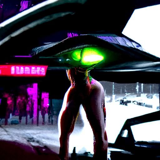 Cyberpunk Alien Invasion of Area 51