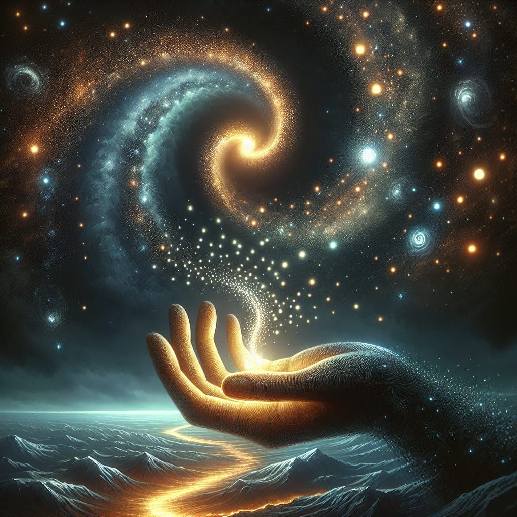 Infinity and Scarcity: A Conceptual Cosmic Jewel