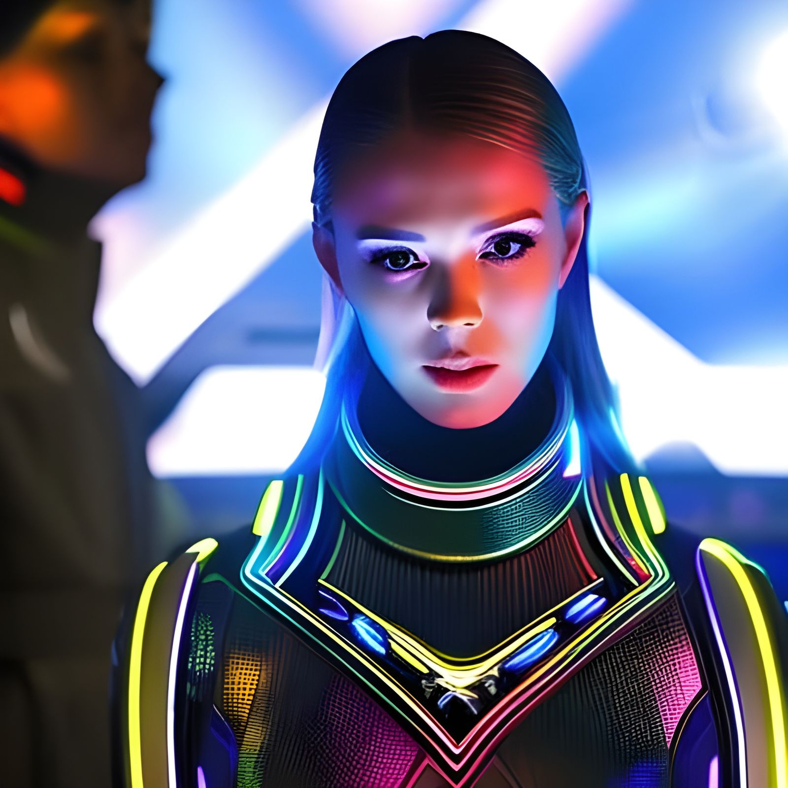 Donald Trump as Young Space Cadet in Prism Lighting