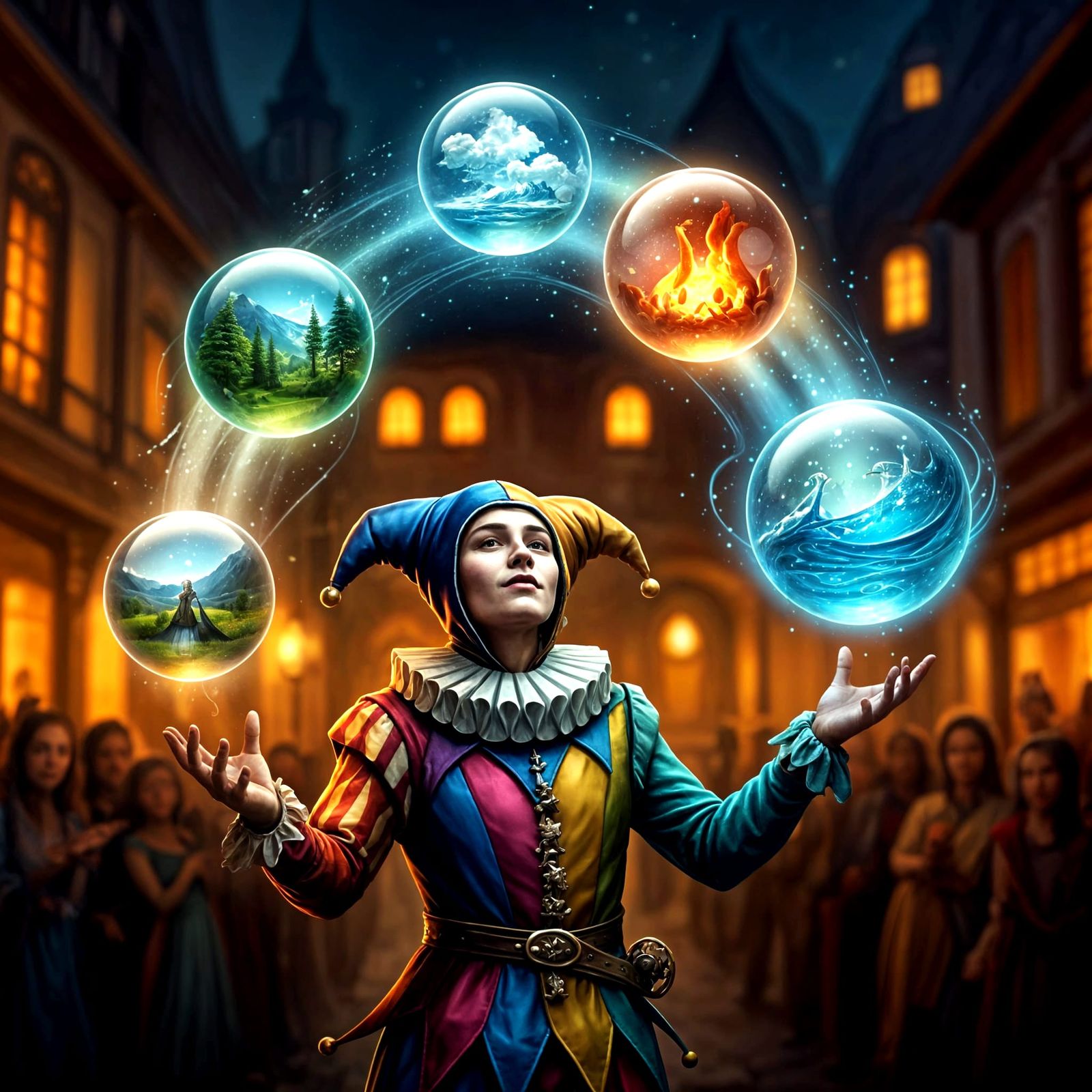Juggling Jester of Worlds