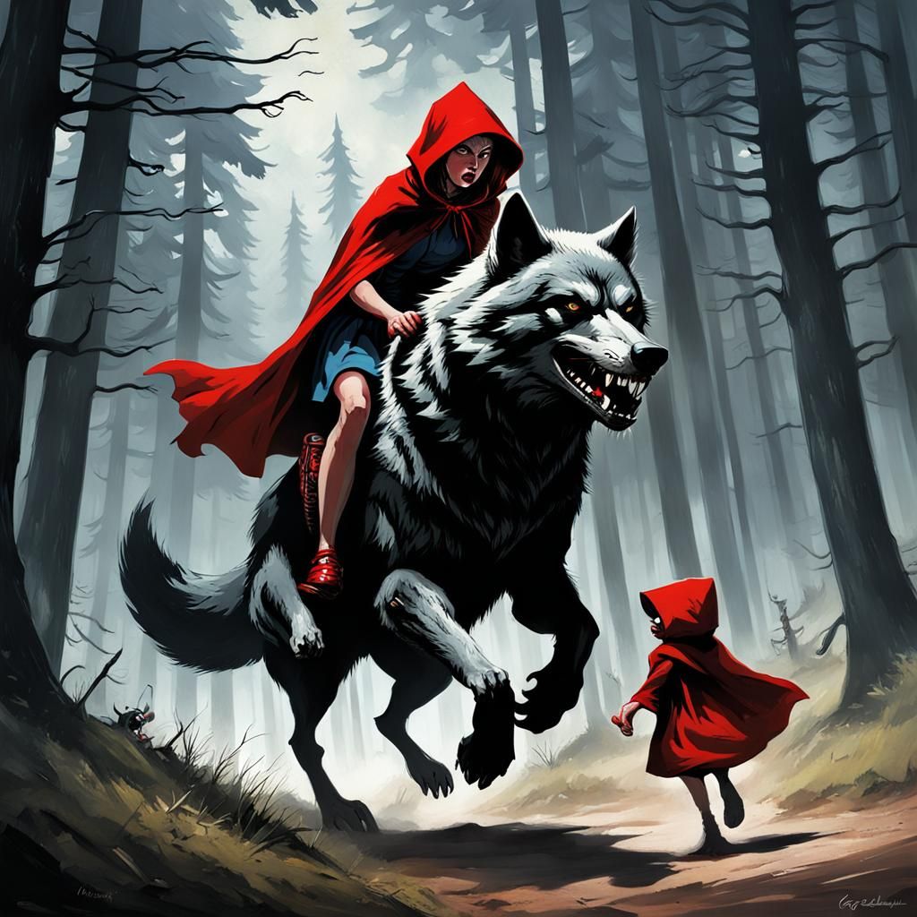Little Red Riding Hood Rides the Wolf