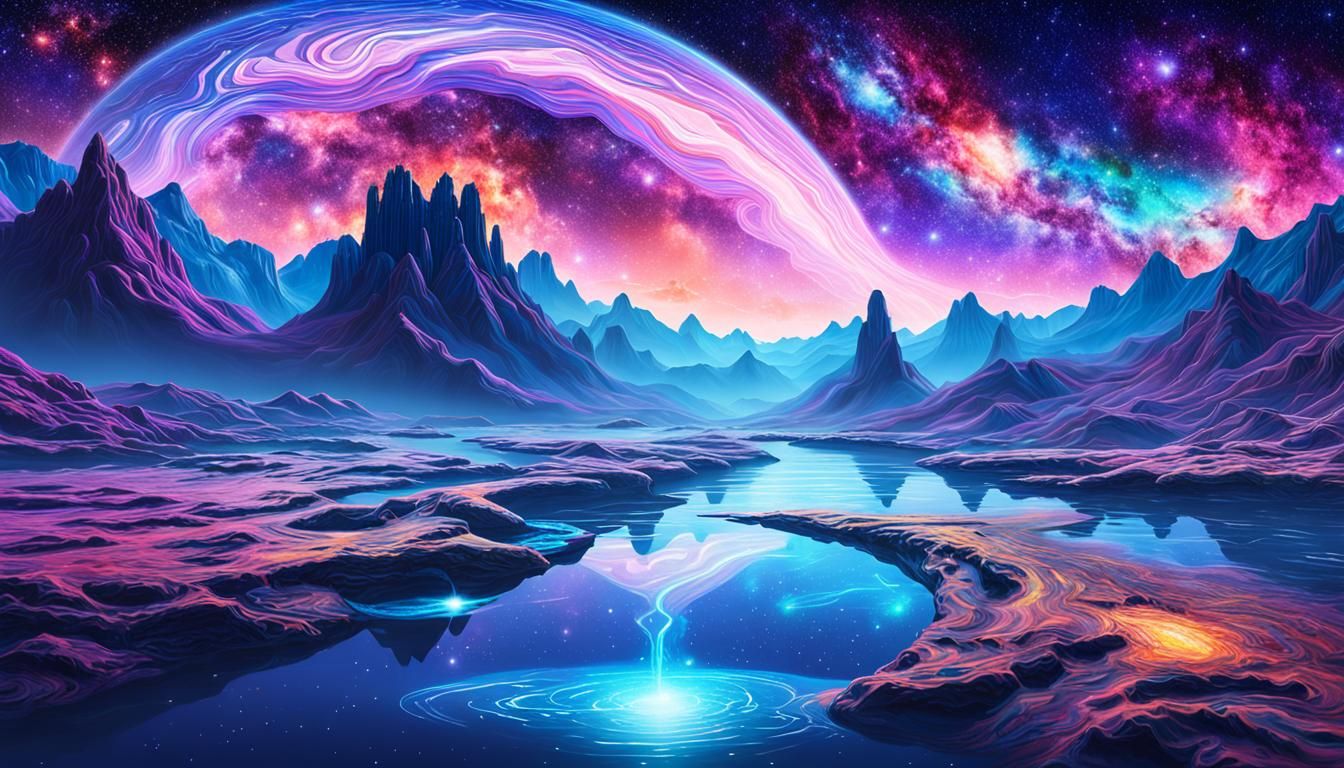 Alien Mind Flowing Across the Milky Way Galaxy