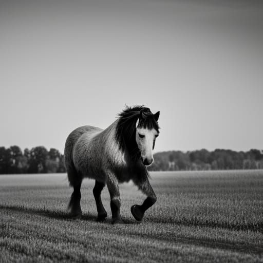 Draft Horse Running: Professional Photography