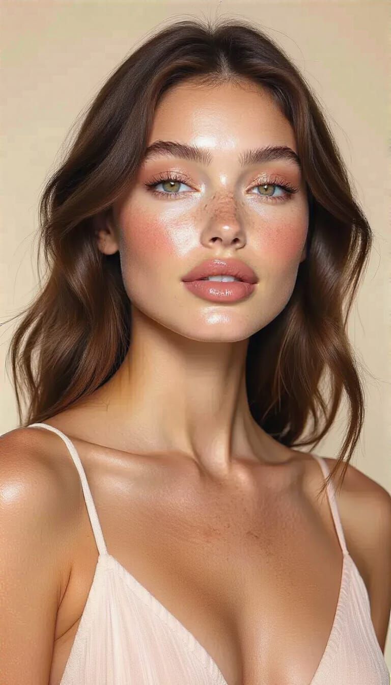 Sun-Kissed Goddess: Luminous Beach Makeup Look