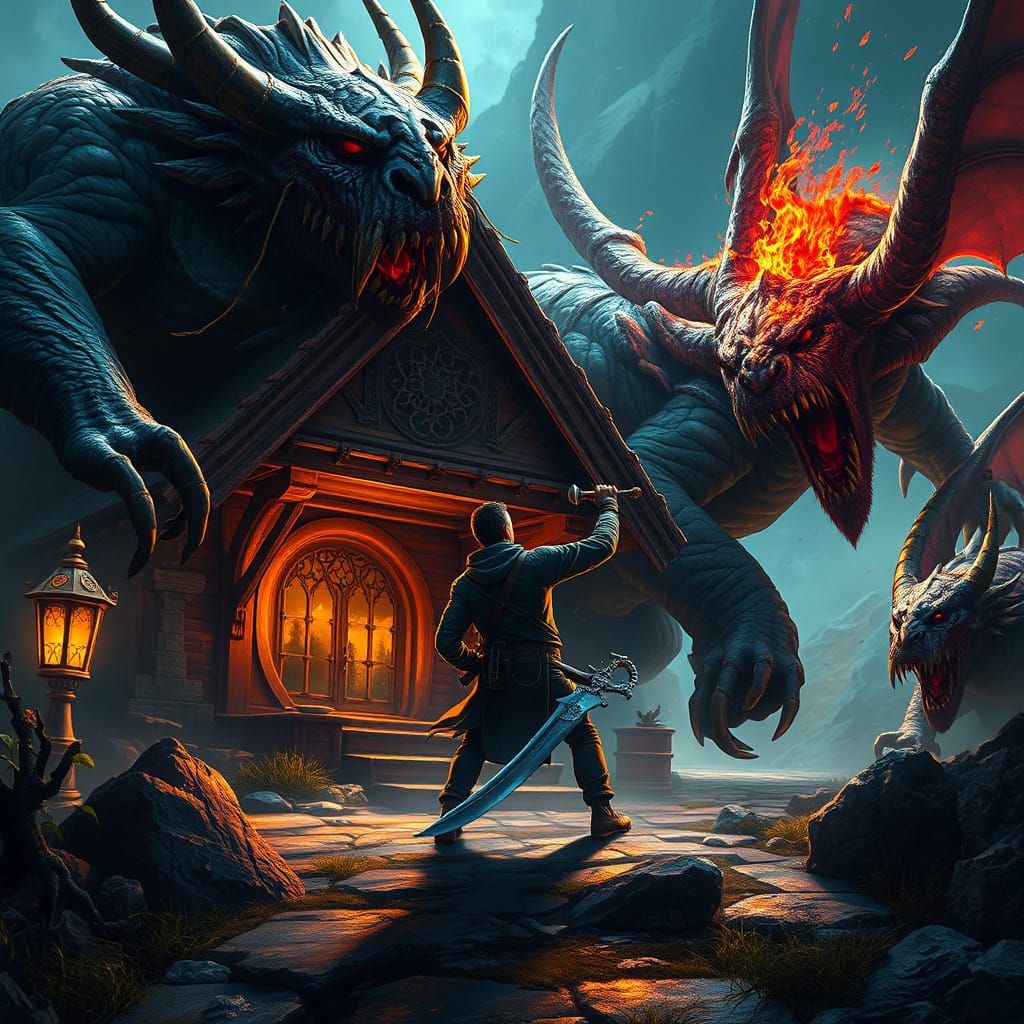 Defending Home From Fantastical Monsters