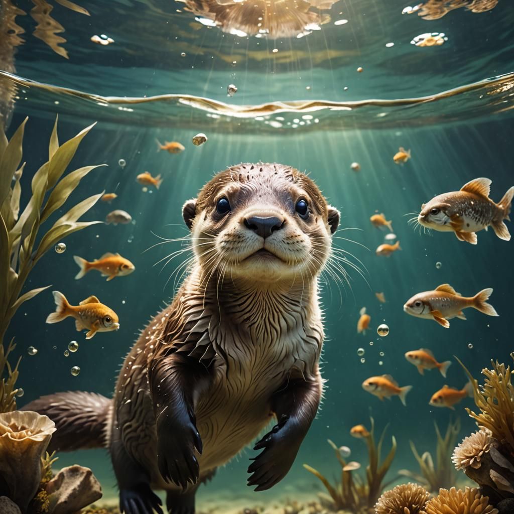 A little explorer of pond