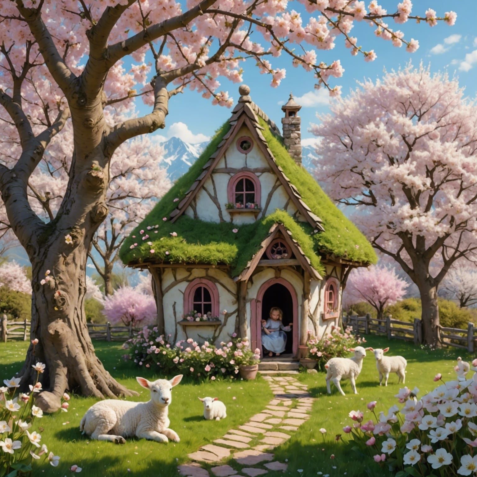 A fairy living