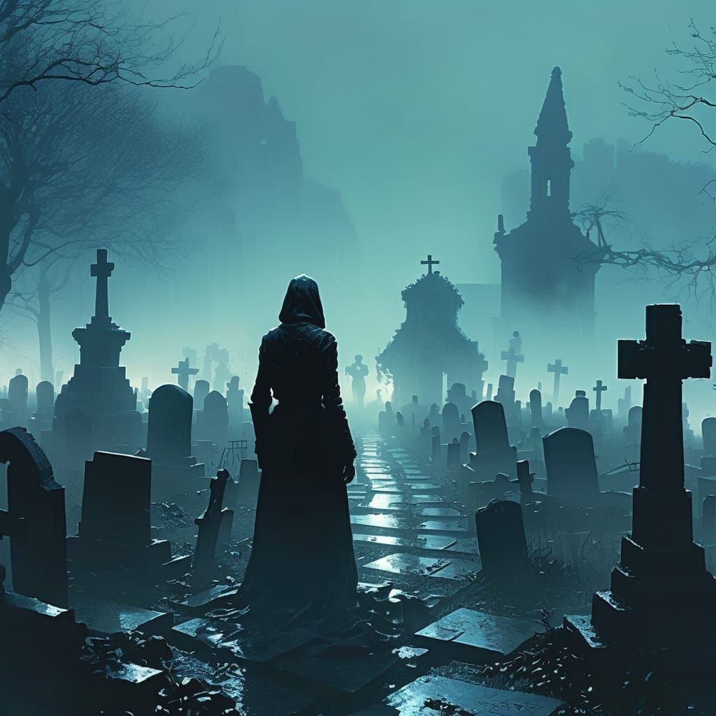 Misty Graveyard