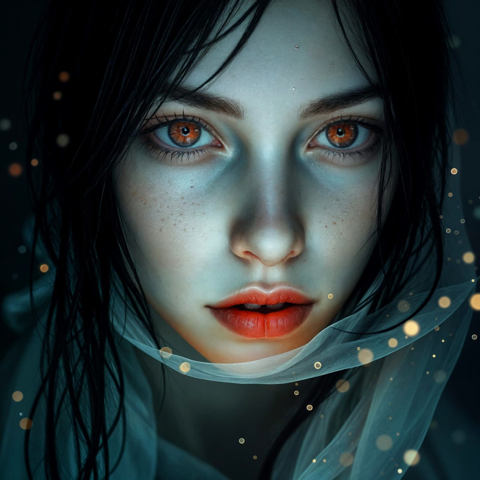 Enchanting Young Woman in Fantasy Art Style