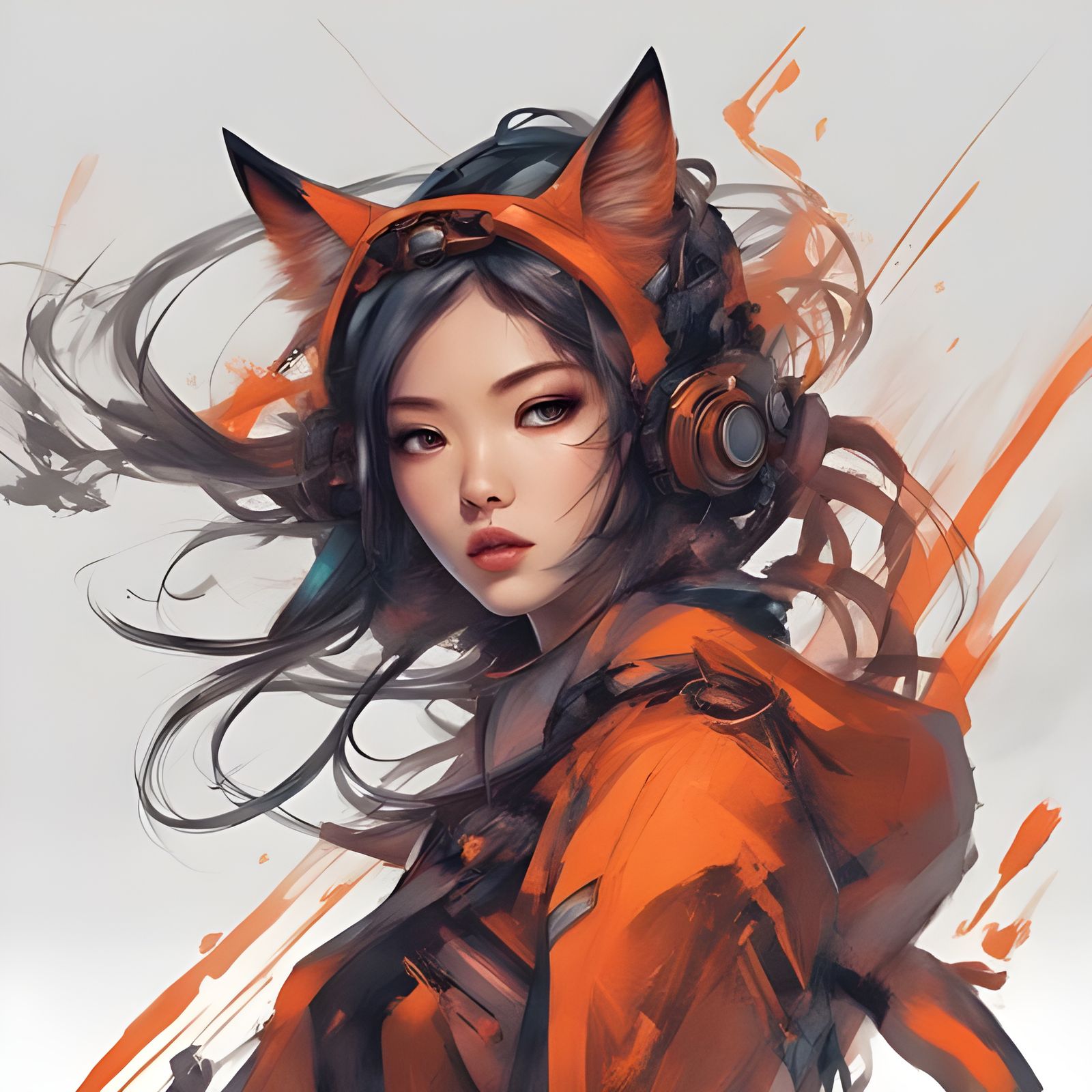 Futuristic Asian Beauty in Royo Style