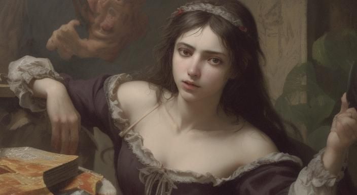 The Temptation of St. Anthony (detail) - Sebastiano Ricci, 1706. All the hardest, coldest people you meet were once as s...