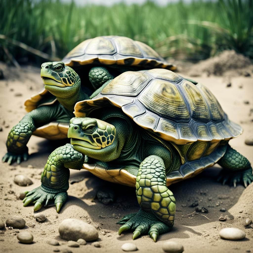 Marine Turtles Hiding in War Zone