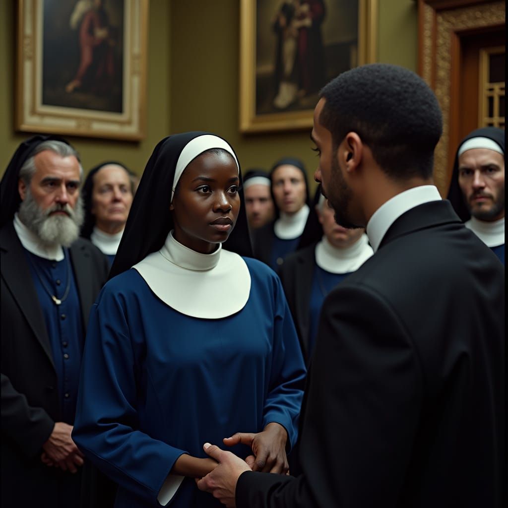 Sensual Jamaican Nun in a Cinematic Masterpiece