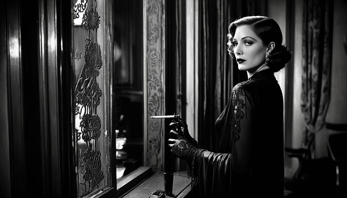 Noir Spy Nyma in 1930s Style