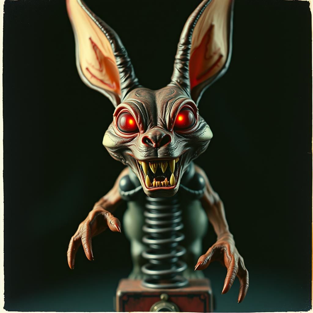 Polaroid: Adams Family Jack in the box.