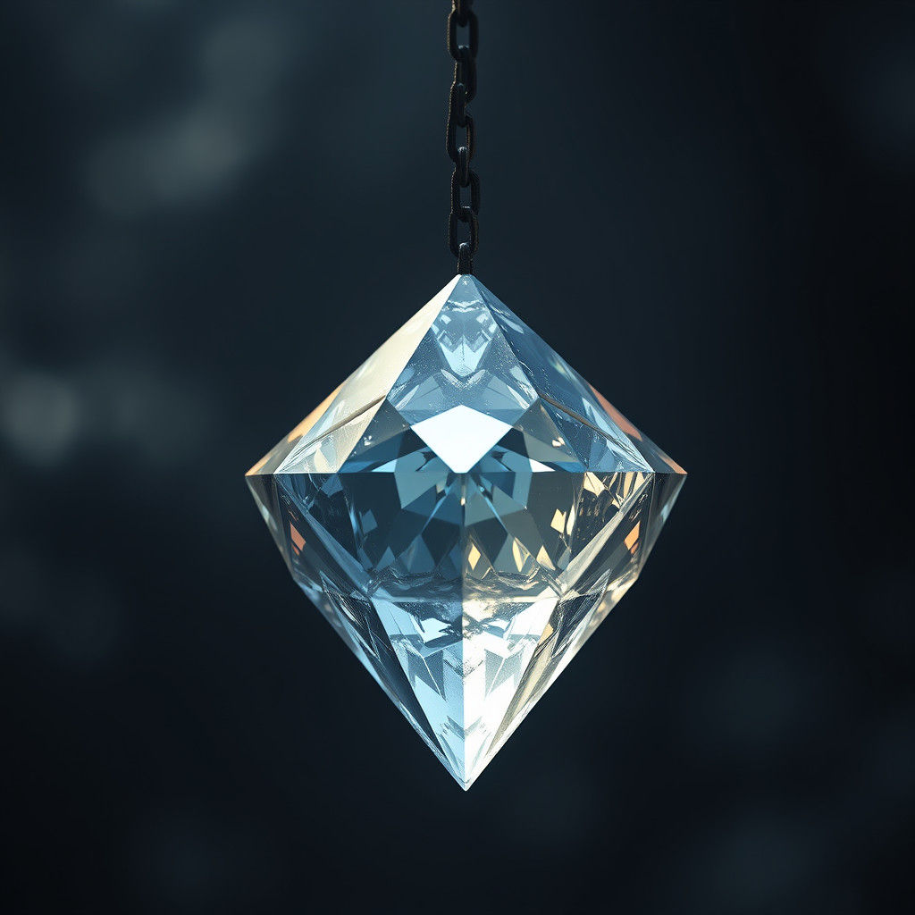 Prismatic Reflections in Futuristic Style