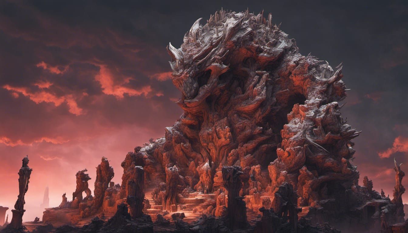 Chess War on Alien Planet in Galacticore Style