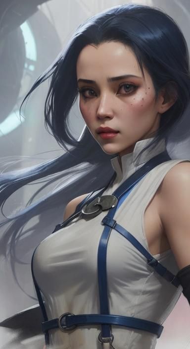 Sinister Monk Girl on Underground Highway