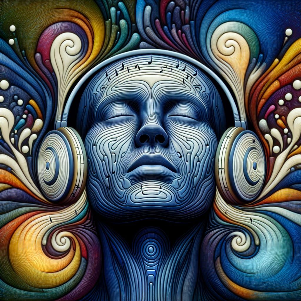 Soulful Harmony in Vibrant Sound Waves