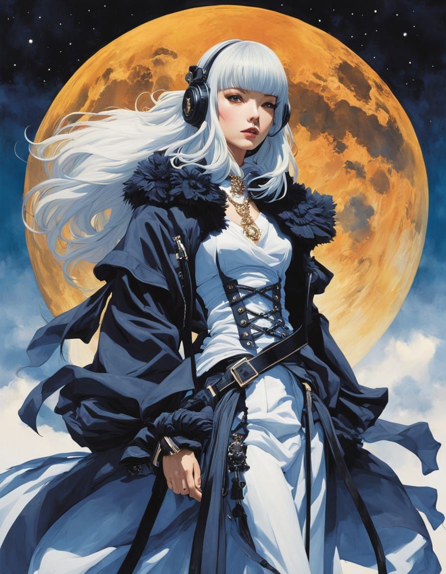 Surreal Portrait of Figures in Diverse Artistic Styles