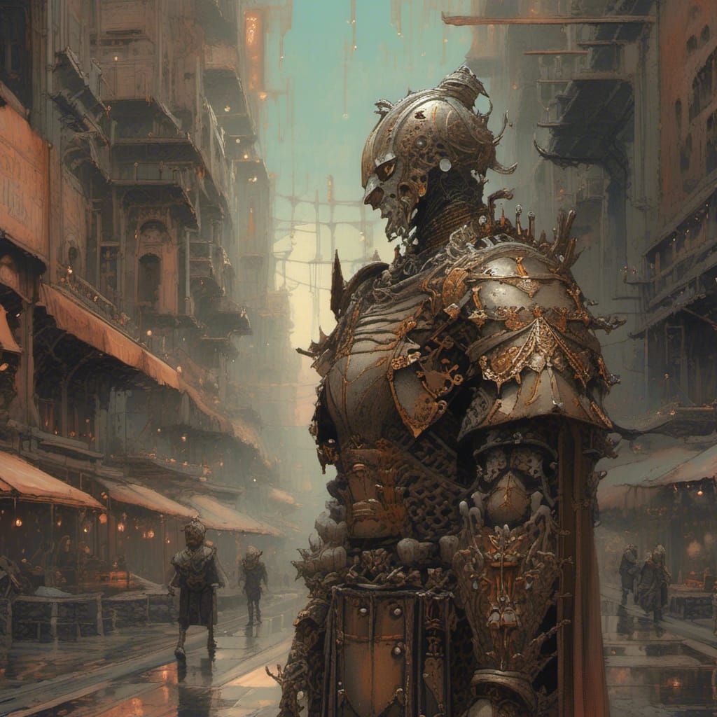 Science-Fantasy Knight Against Magical Chaos