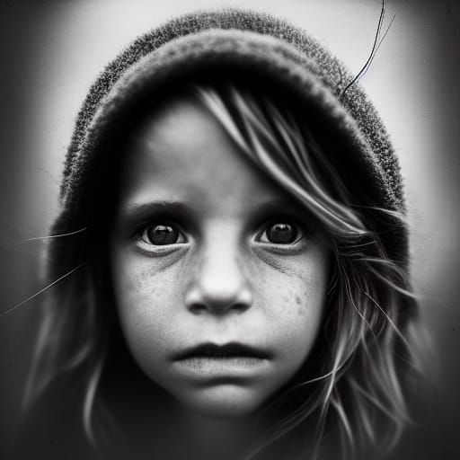 Happy Gaze Portrait with Ambient Lighting